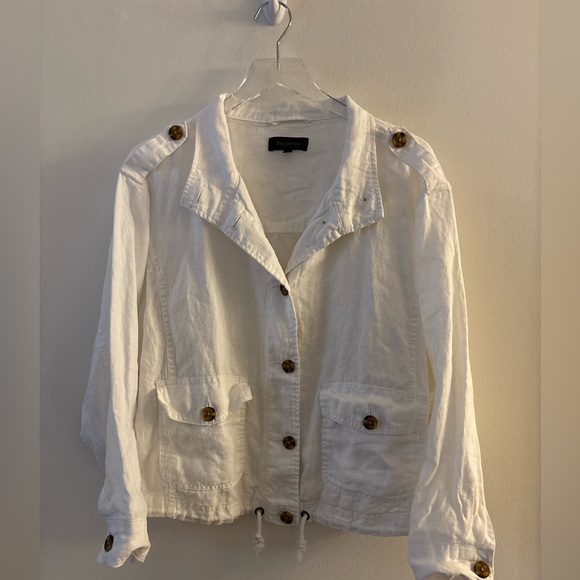 Talbots 100% Linen Jacket Size XL - Picture 2 of 5